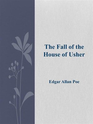 cover image of The Fall of the house of Usher